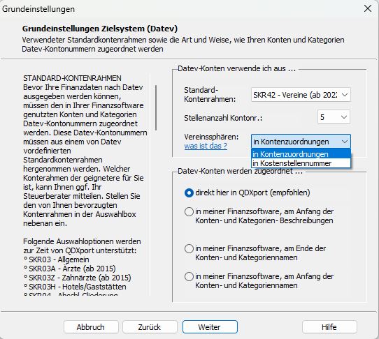 Konfiguration Sphären