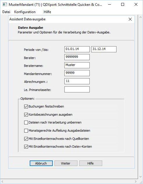 Datev-Aufruf